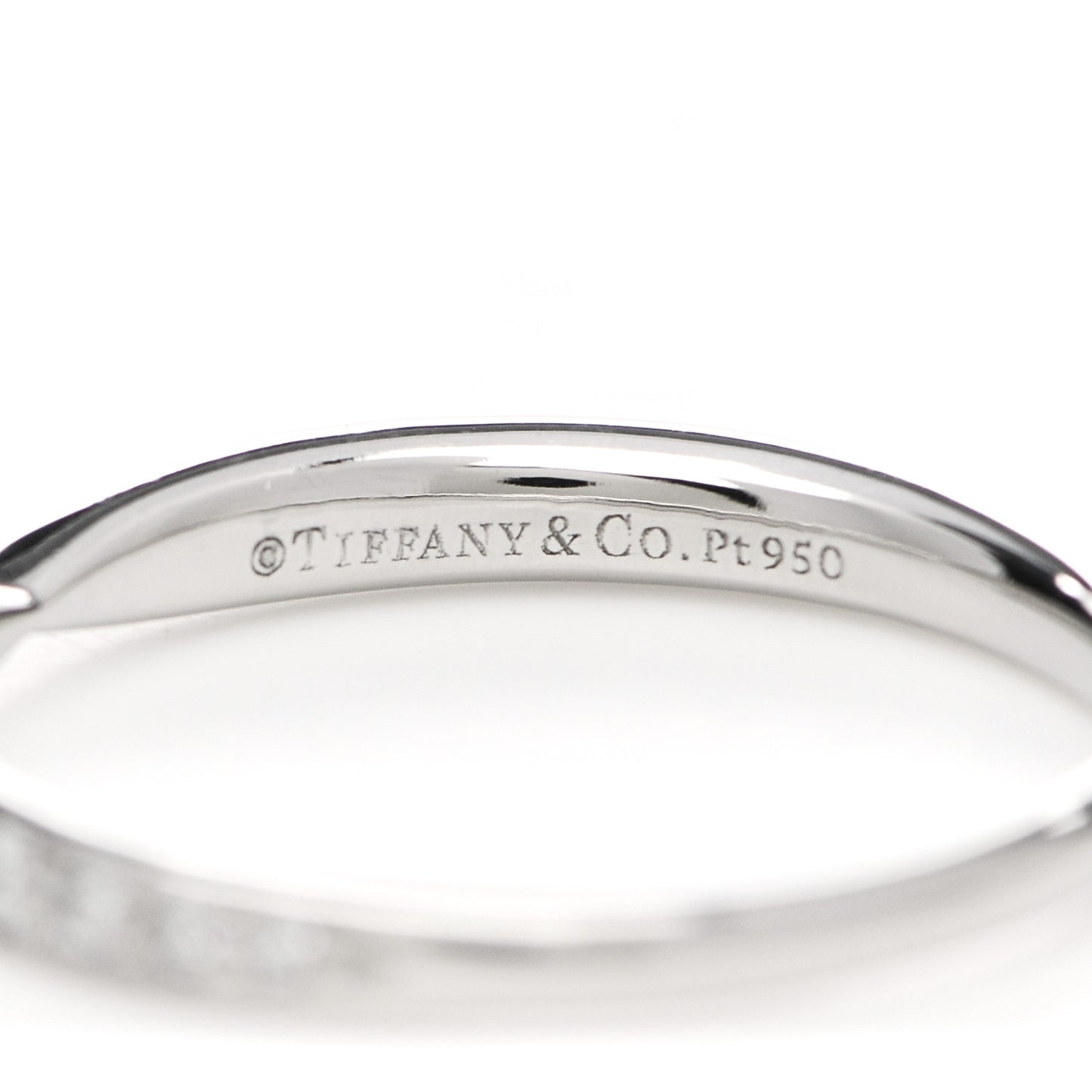 Platinum Diamond Harmony Bead-set Band Ring 50 5.5
