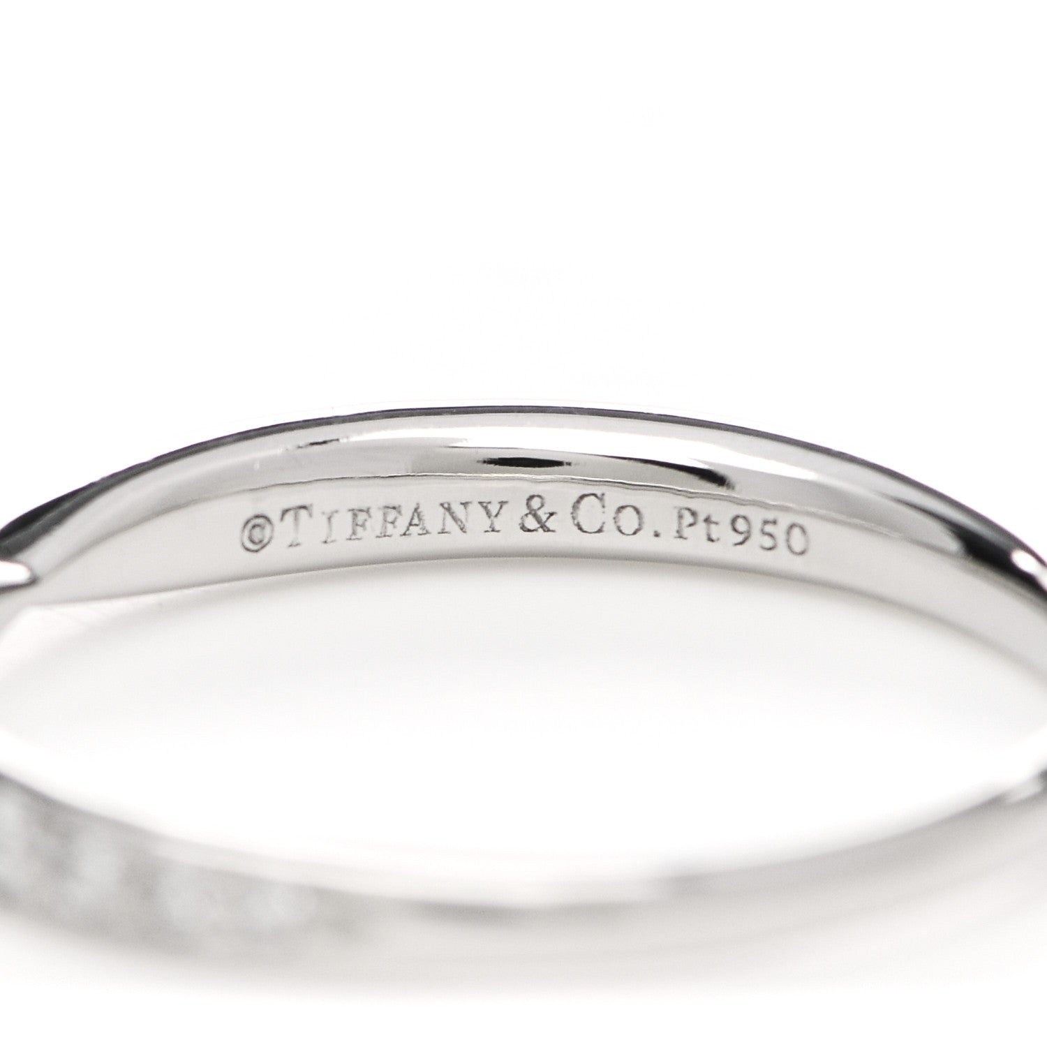Tiffany Platinum Diamond Harmony Bead-set Band Ring 50 5.5 4 of 5