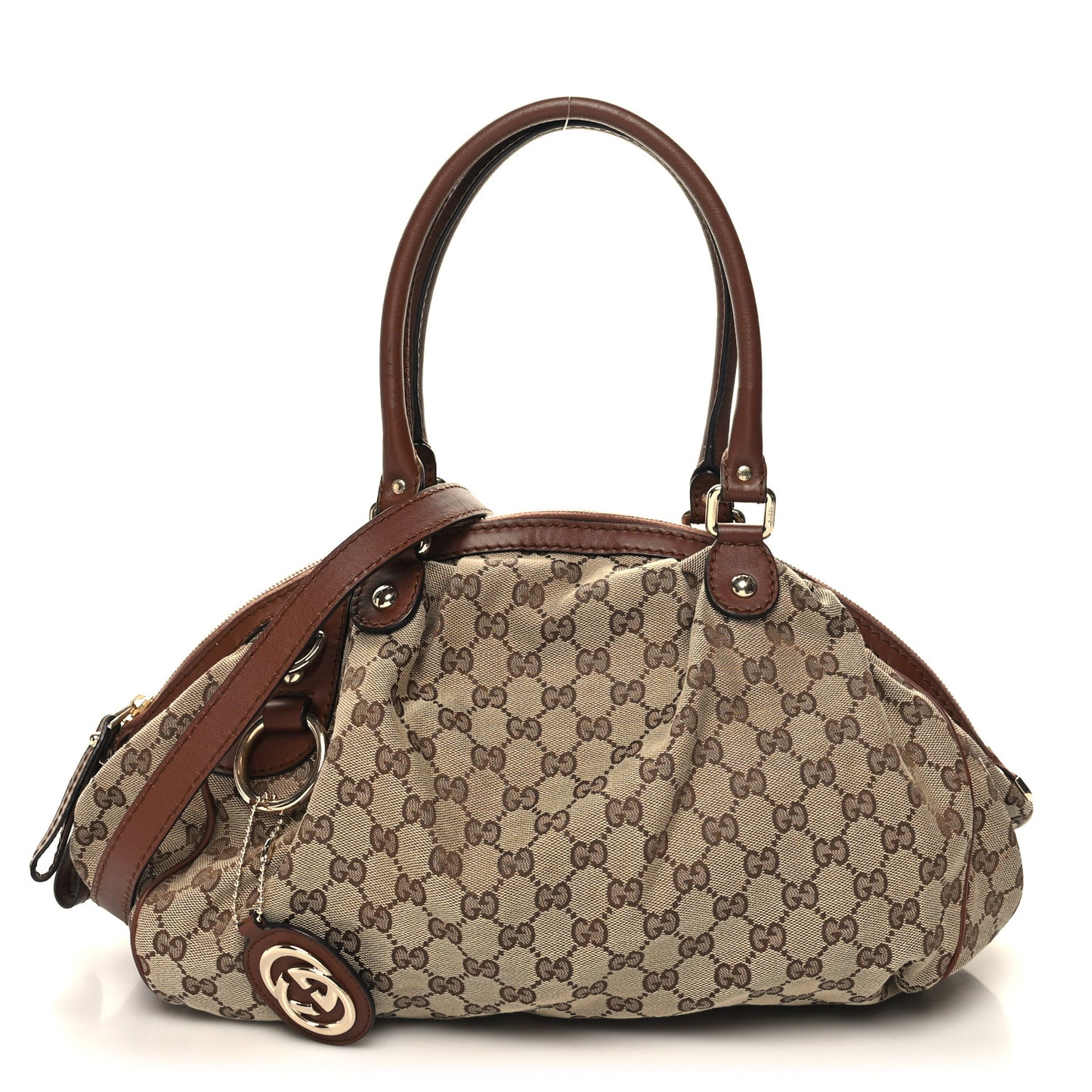 Monogram Medium Sukey Boston Brown