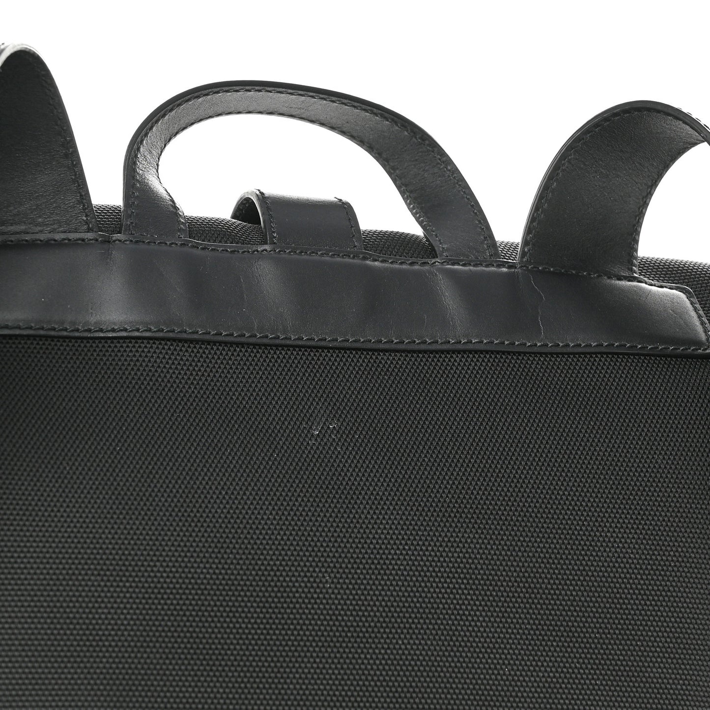 Techno Canvas Web Single Buckle Backpack Black
