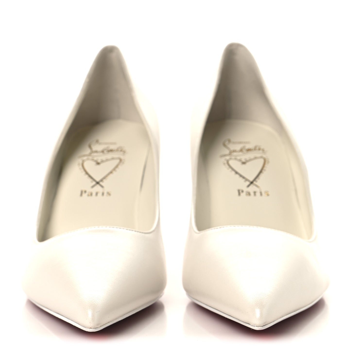 Pearlescent Nappa Miss Z 80 Pumps 40 Bianco