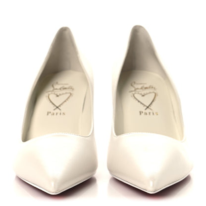 Christian Louboutin Pearlescent Nappa Miss Z 80 Pumps 40 Bianco 3 of 8