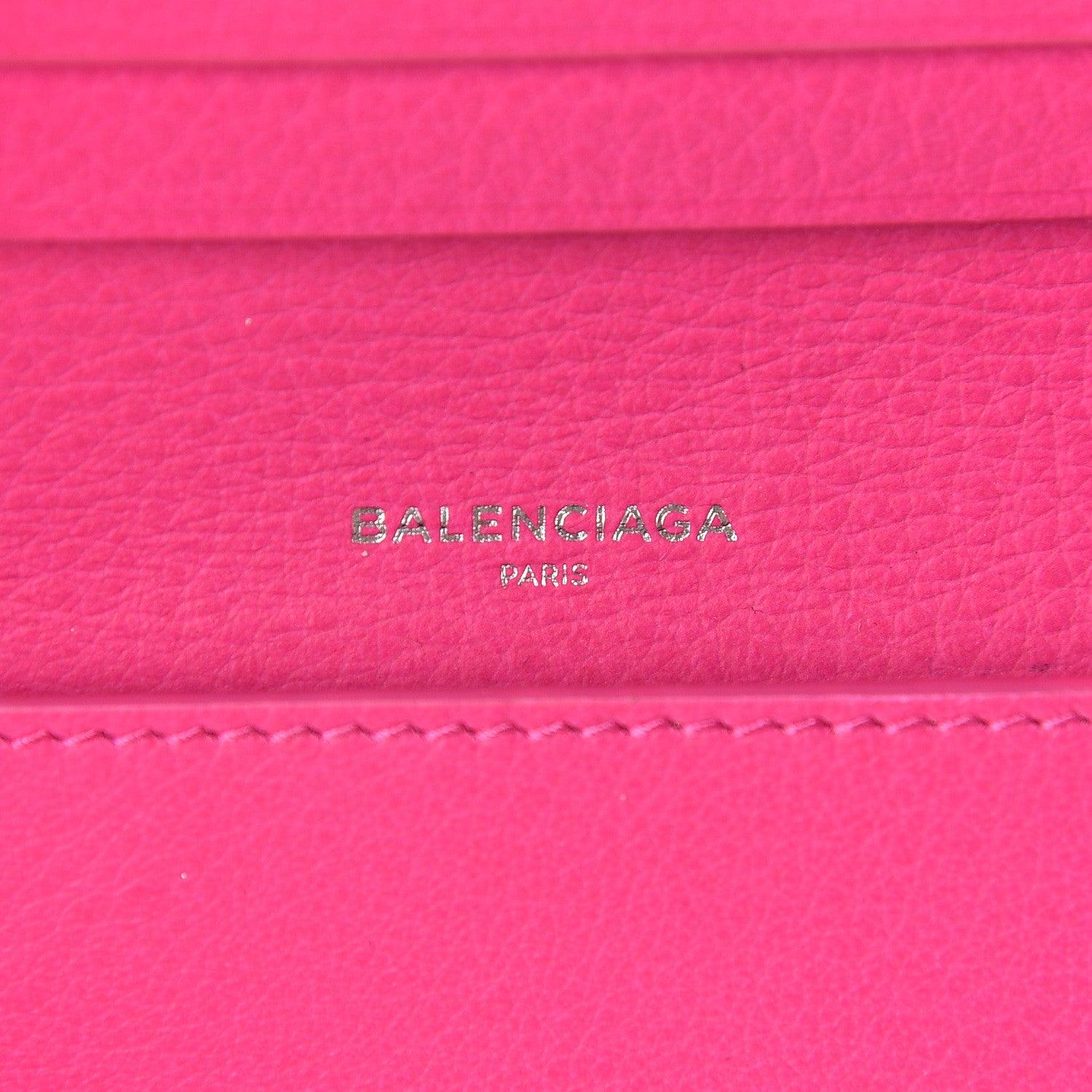 Balenciaga Smooth Calfskin Papier Flap Card Holder Rose Magenta 6 of 8