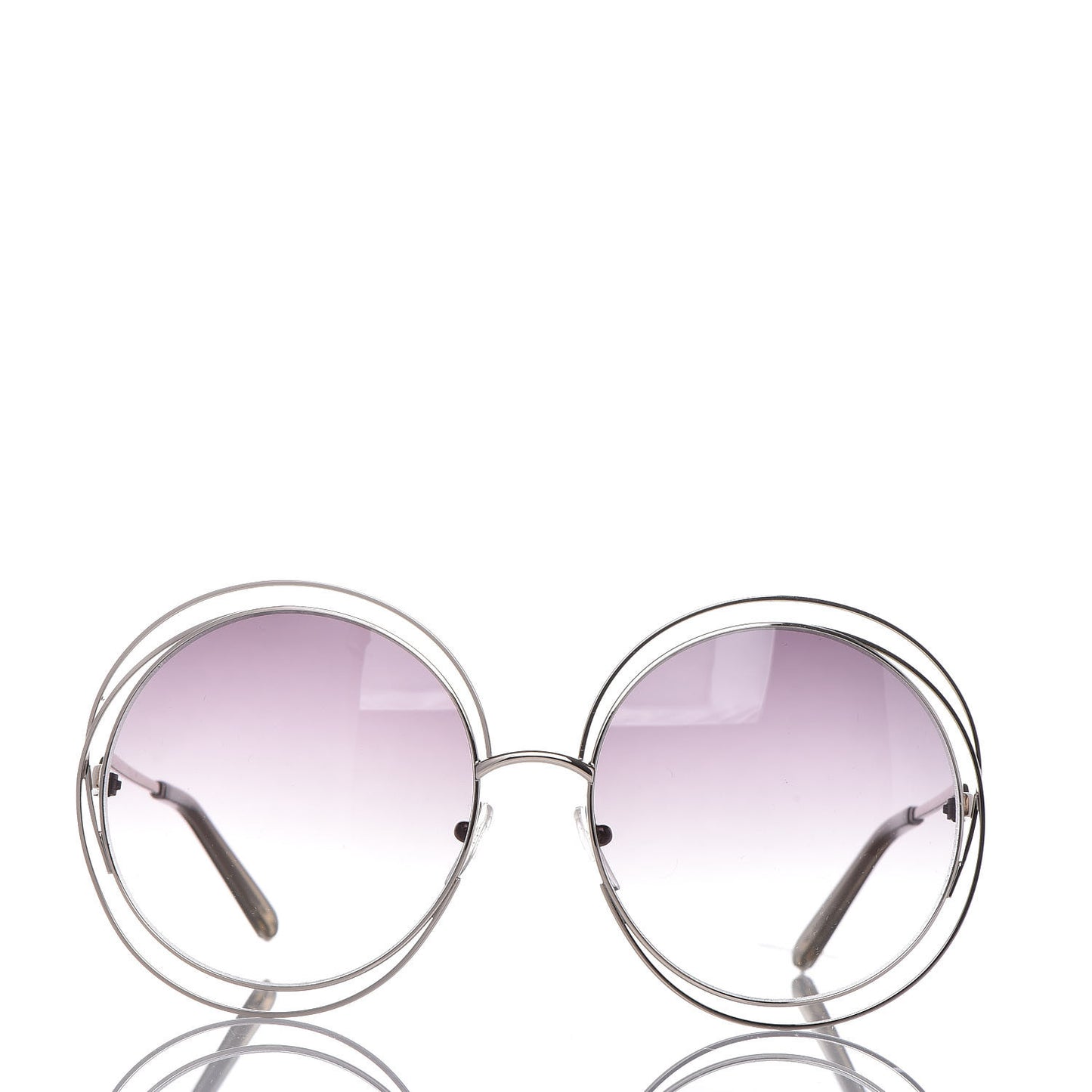 Oversize Round Carlina Oversized Round Sunglasses CE114S Silver