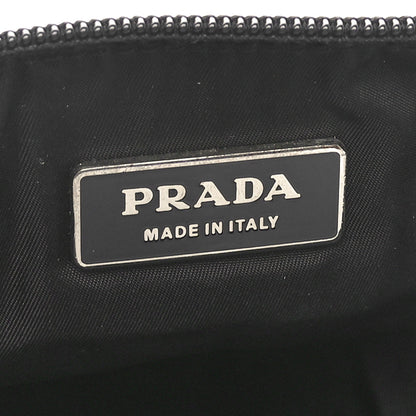 Prada Nylon Metal Triple Pocket Belt Bag Black 6 of 9
