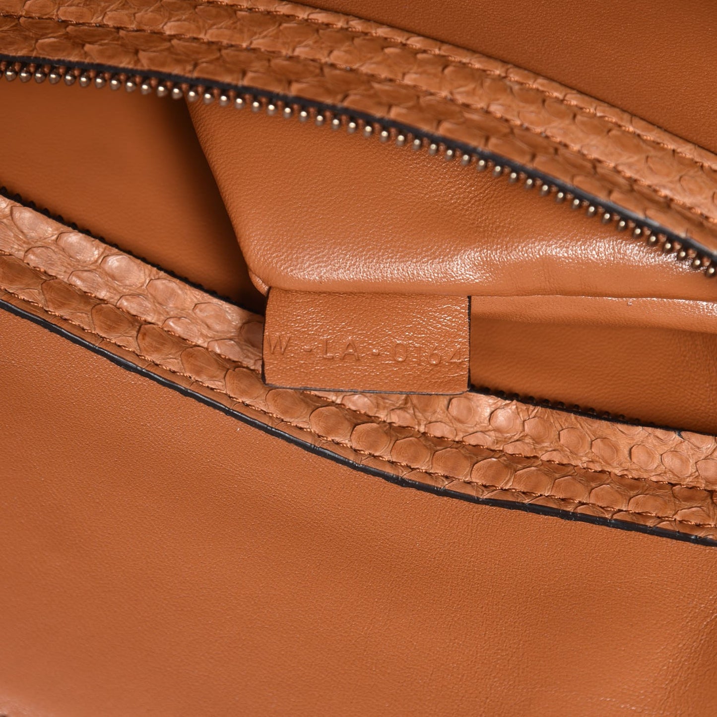 Python Medium Phantom Luggage Light Copper