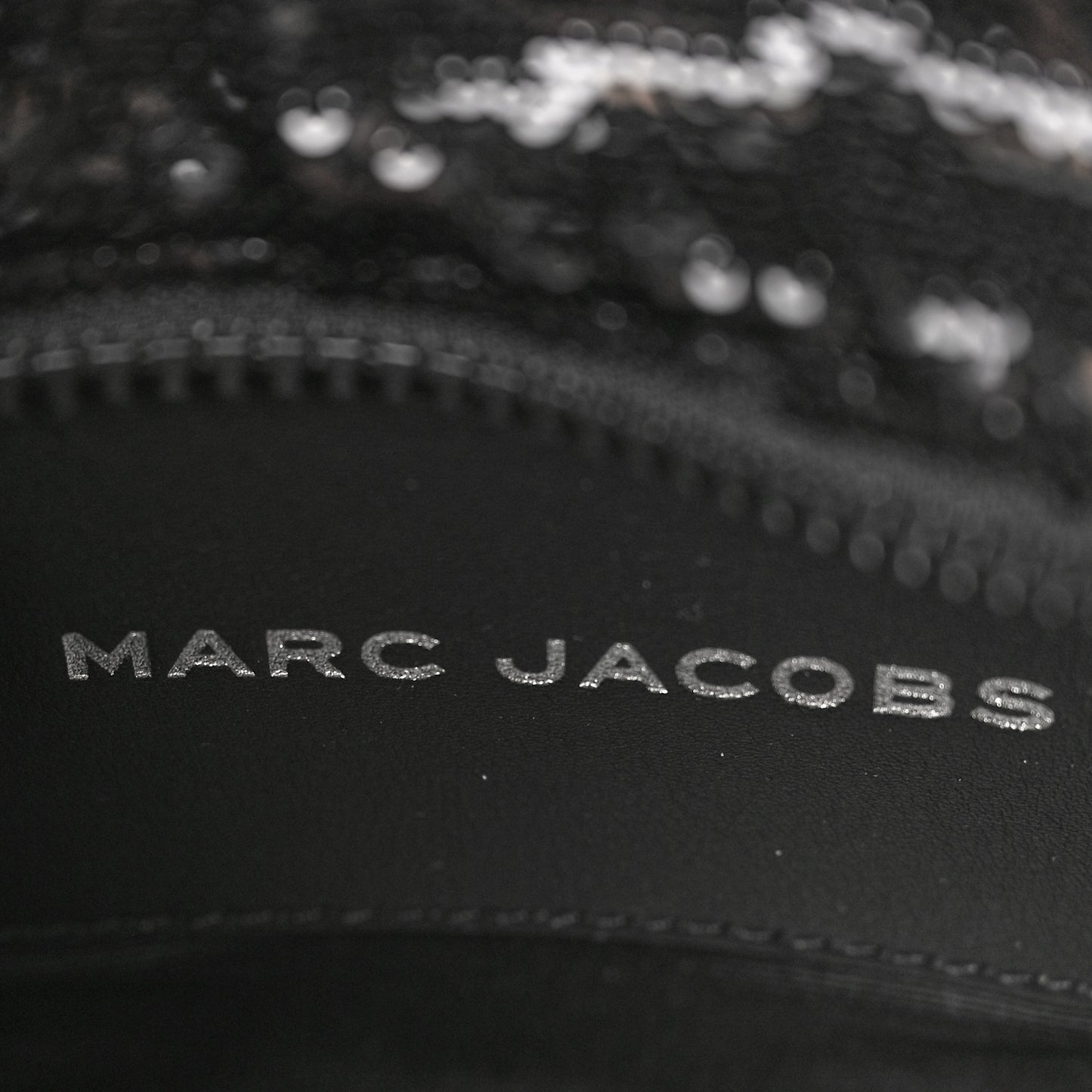 Sequin Mini The Tote Bag Black