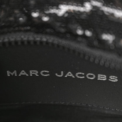 Marc Jacobs Sequin Mini The Tote Bag Black 6 of 9