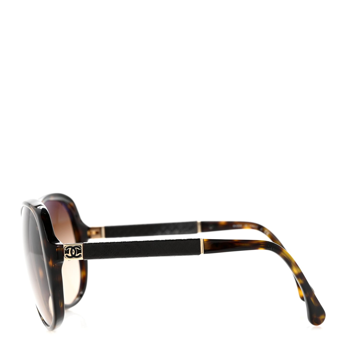 Acetate Quilted CC Sunglasses 5232-Q Tortoise