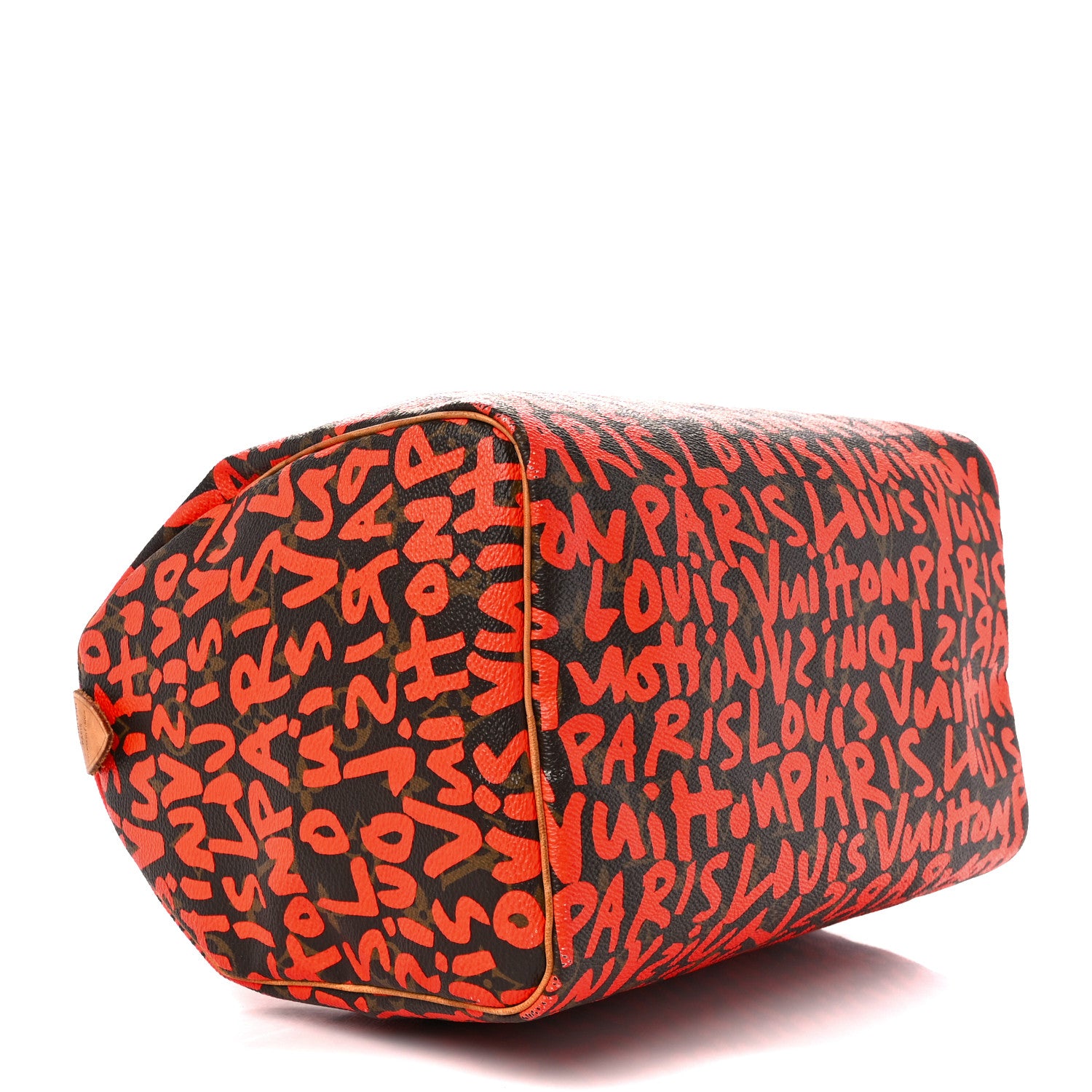 Louis Vuitton Monogram Graffiti Speedy 30 Orange 4 of 13