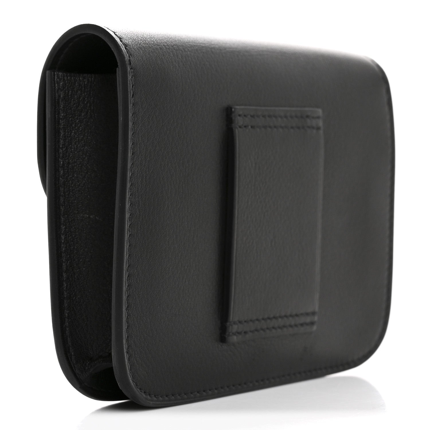 Hermes Evergrain Lizard Constance Slim Wallet Black 4 of 10