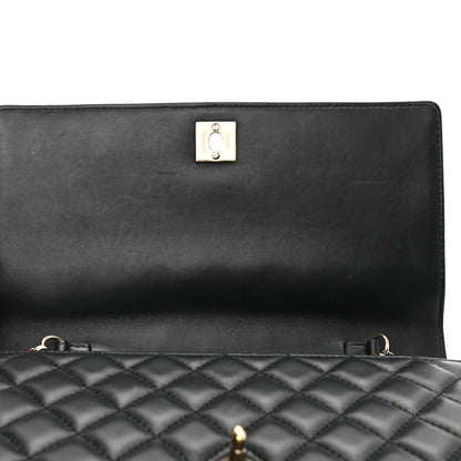 Chanel Lambskin Quilted Fantasy Pearl Flap Black 13 of 14