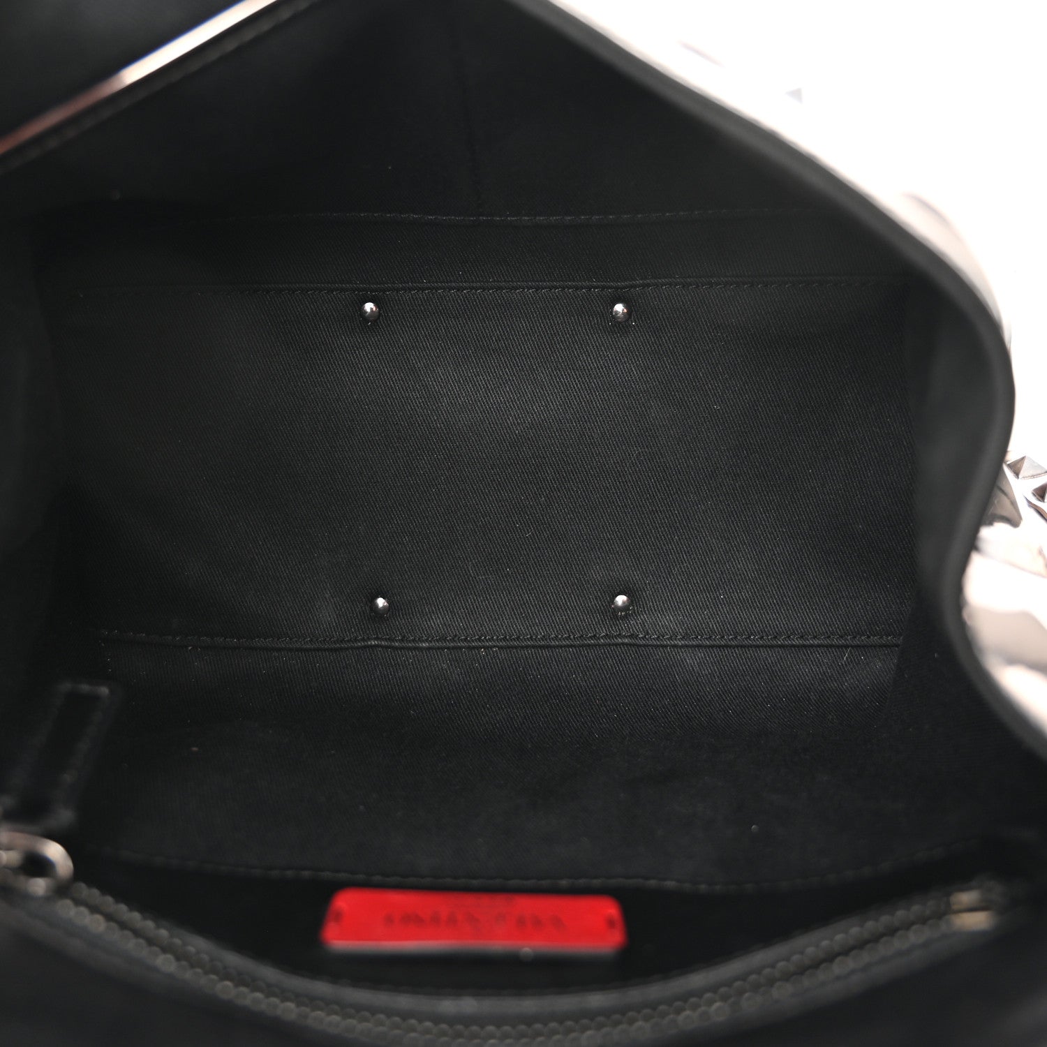 Valentino Garavani Metallic PVC Candystud Top Handle Bag Rutenio 5 of 9