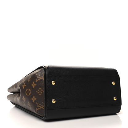 Louis Vuitton Calfskin Monogram Kimono Tote Black 4 of 9