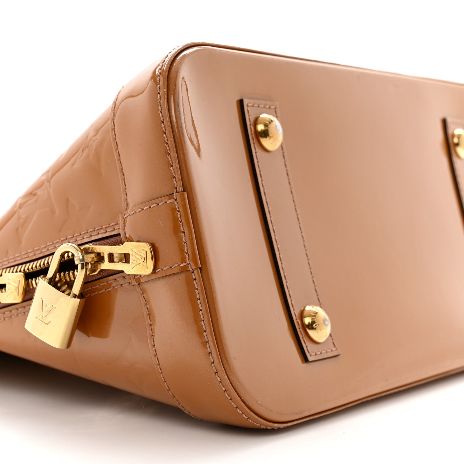 Louis Vuitton Vernis Alma PM Rose Velours 8 of 12