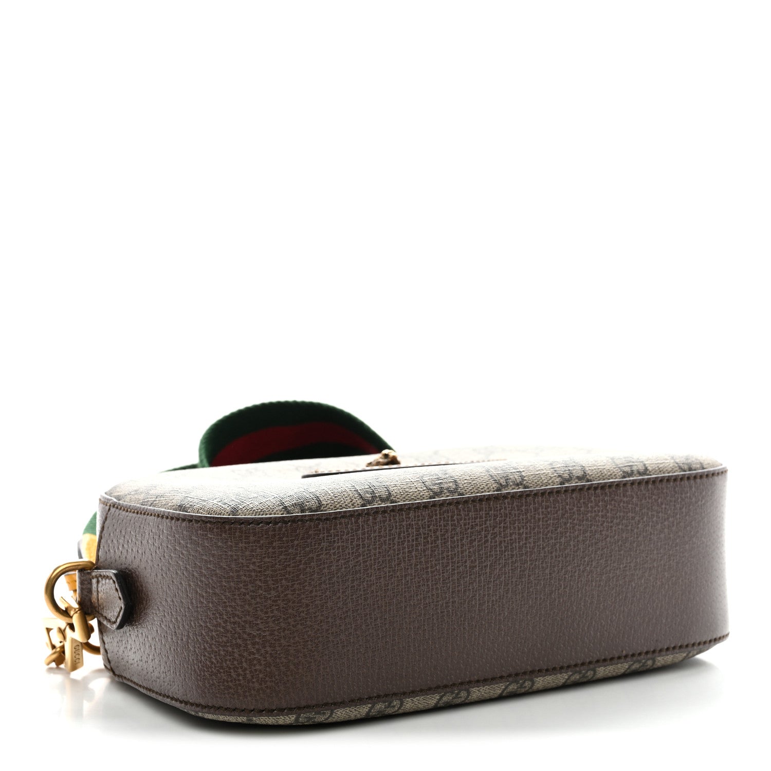 Gucci GG Supreme Monogram Web Neo Vintage Shoulder Bag Beige New Acero Crop 8 of 28
