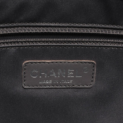 Chanel Caviar Quilted XL Grand Shopping Tote GST Navy Blue 5 of 7