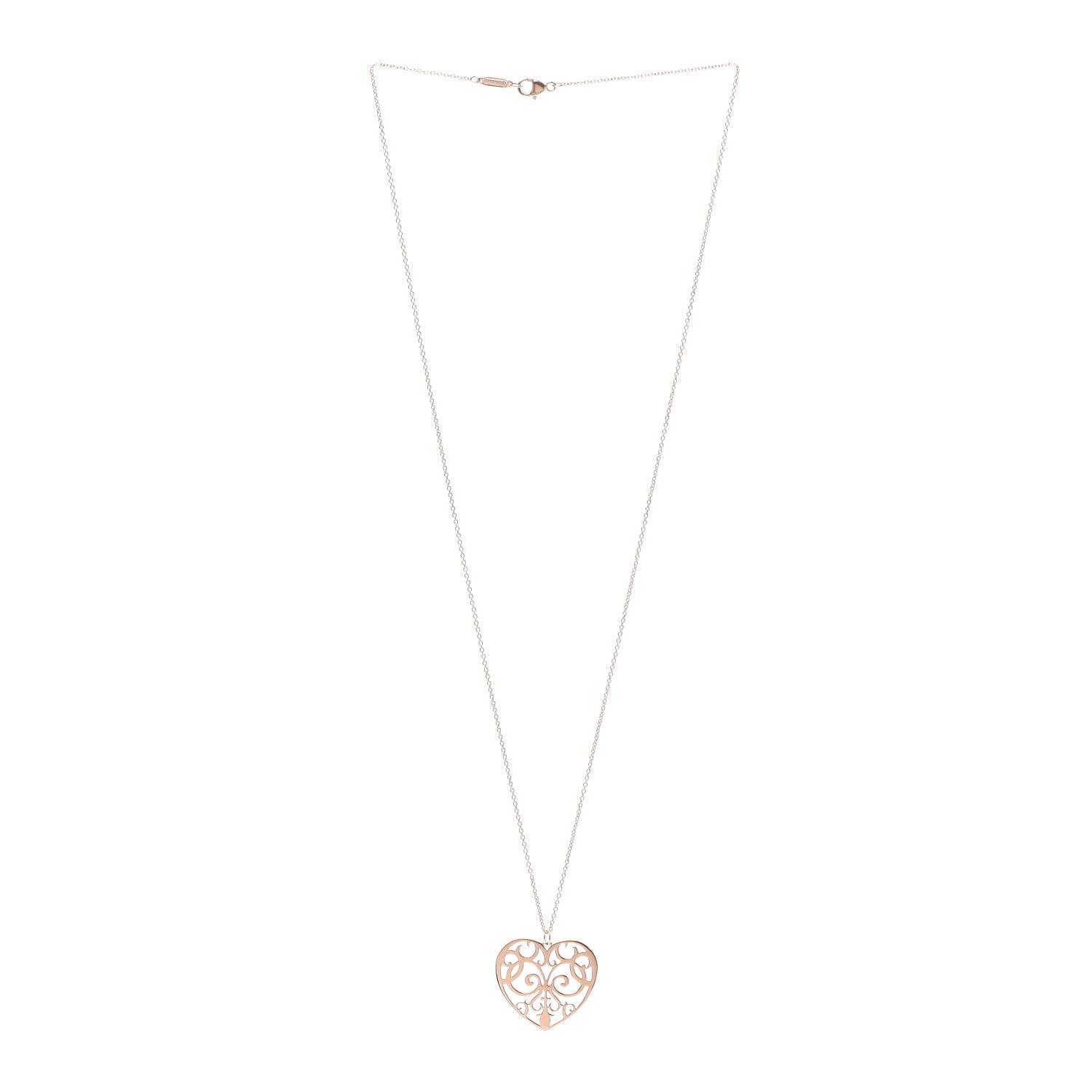 Tiffany Rubedo Large Enchant Heart Pendant Necklace 3 of 6