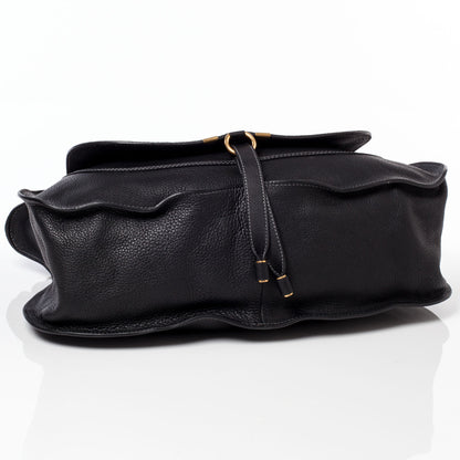 Chloe Leather Large Marcie Satchel Black 5 of 11