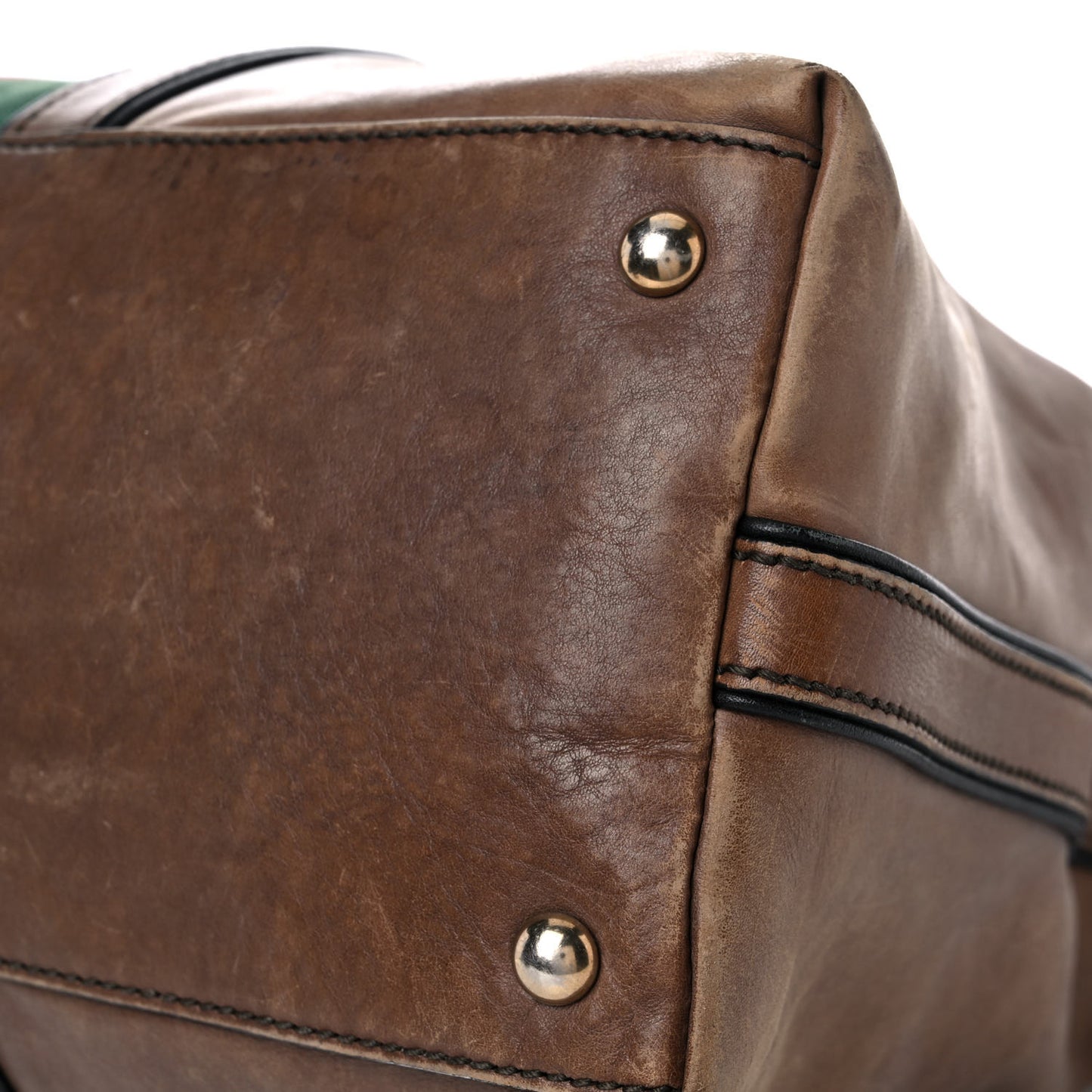 Calfskin Web Medium Rania Top Handle Bag Grey Field