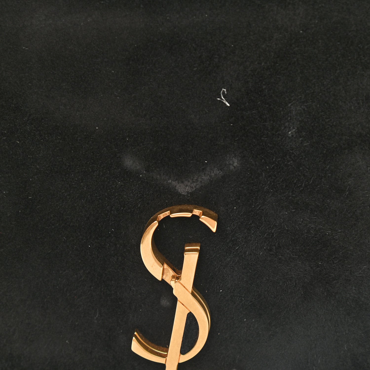 Saint Laurent Kid Scamosciato Smooth Calfskin Medium Classic Monogram Cassandra Top Handle Black Rouge Legion 8 of 11