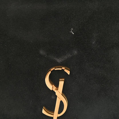 Saint Laurent Kid Scamosciato Smooth Calfskin Medium Classic Monogram Cassandra Top Handle Black Rouge Legion 8 of 11