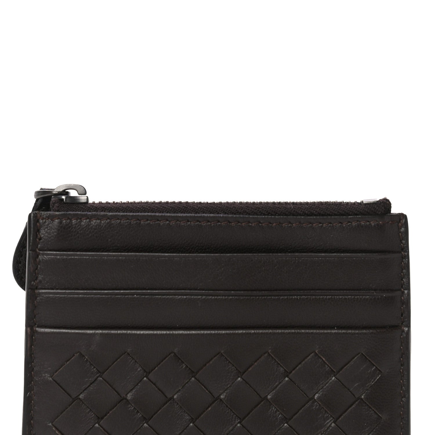 Bottega Veneta Nappa Intrecciato Zip Card Case 6 of 9