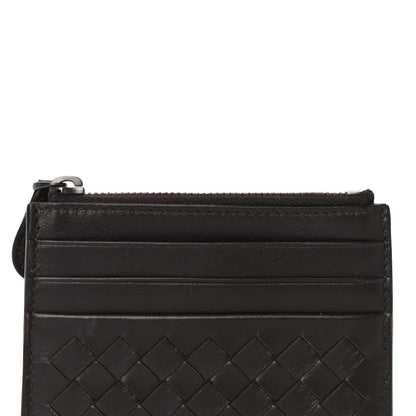 Bottega Veneta Nappa Intrecciato Zip Card Case 6 of 9