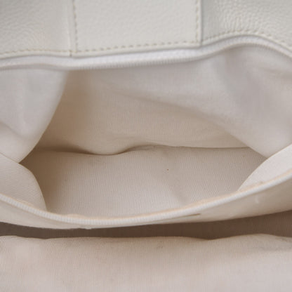 Chanel Calfskin Cerf Executive Shopper Tote White 12 of 33