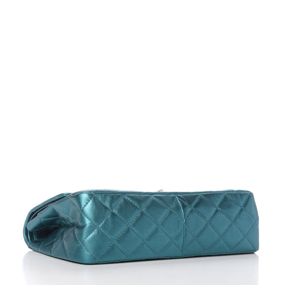 Chanel Metallic Calfskin Quilted 2.55 Reissue 226 Flap Turquoise 4 of 11