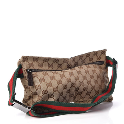 Gucci Monogram Web Belt Bag Dark Brown 3 of 8