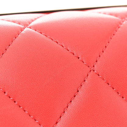 Chanel Lambskin Quilted Medium Trendy CC Flap Dual Handle Bag Bright Pink 14 of 16