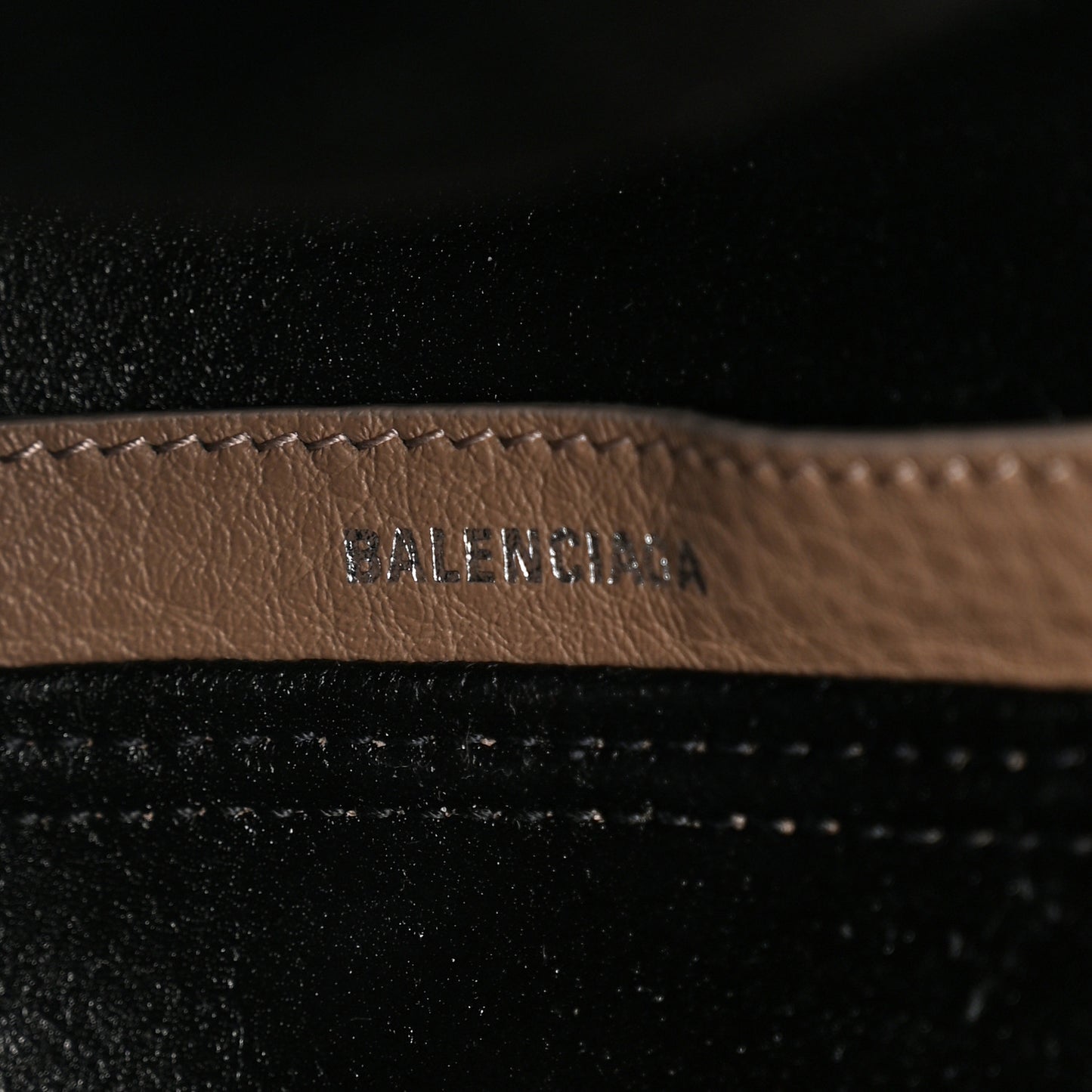 Calfskin S Navy Cabas Mink Grey