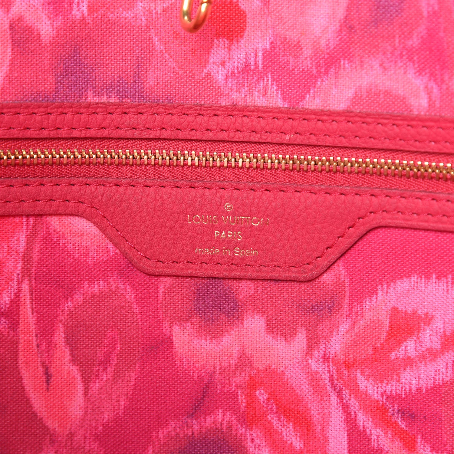 Louis Vuitton Monogram Articles de Voyage Ikat Neverfull MM Rose Indien 6 of 12