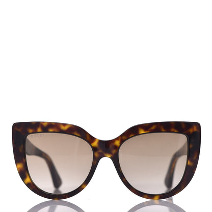 Gucci Cat Eye Sunglasses GG0164S Tortoise 2 of 8