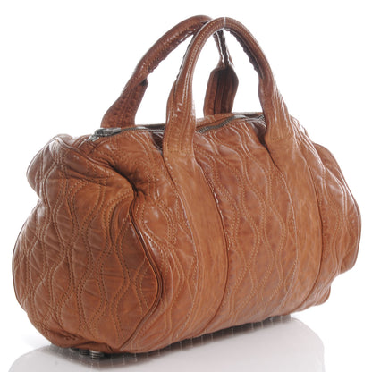 Alexander Wang Quilted Leather Rocco in Brown 3 of 6