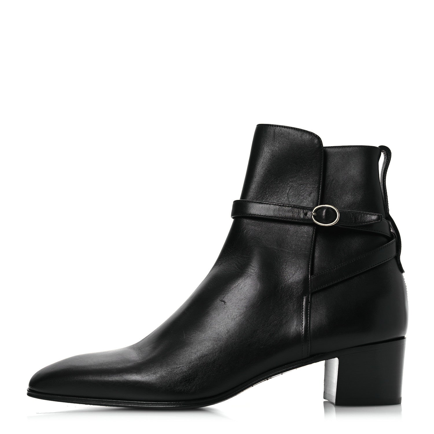 Saint Laurent Calfskin Mens Terry 45 Boots 42 Black 1 of 14