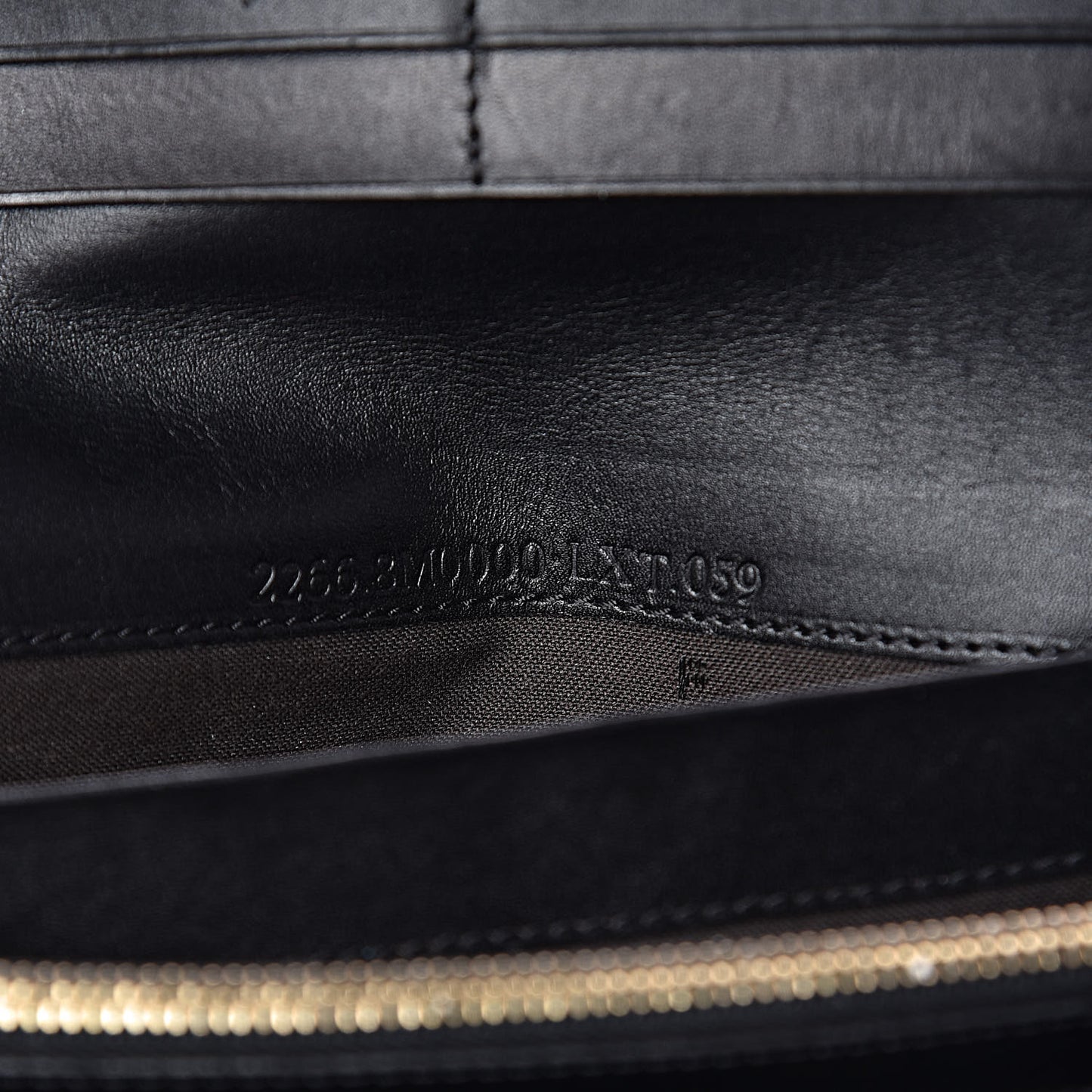 Zucchino Cuoio Continental Wallet Black Moro