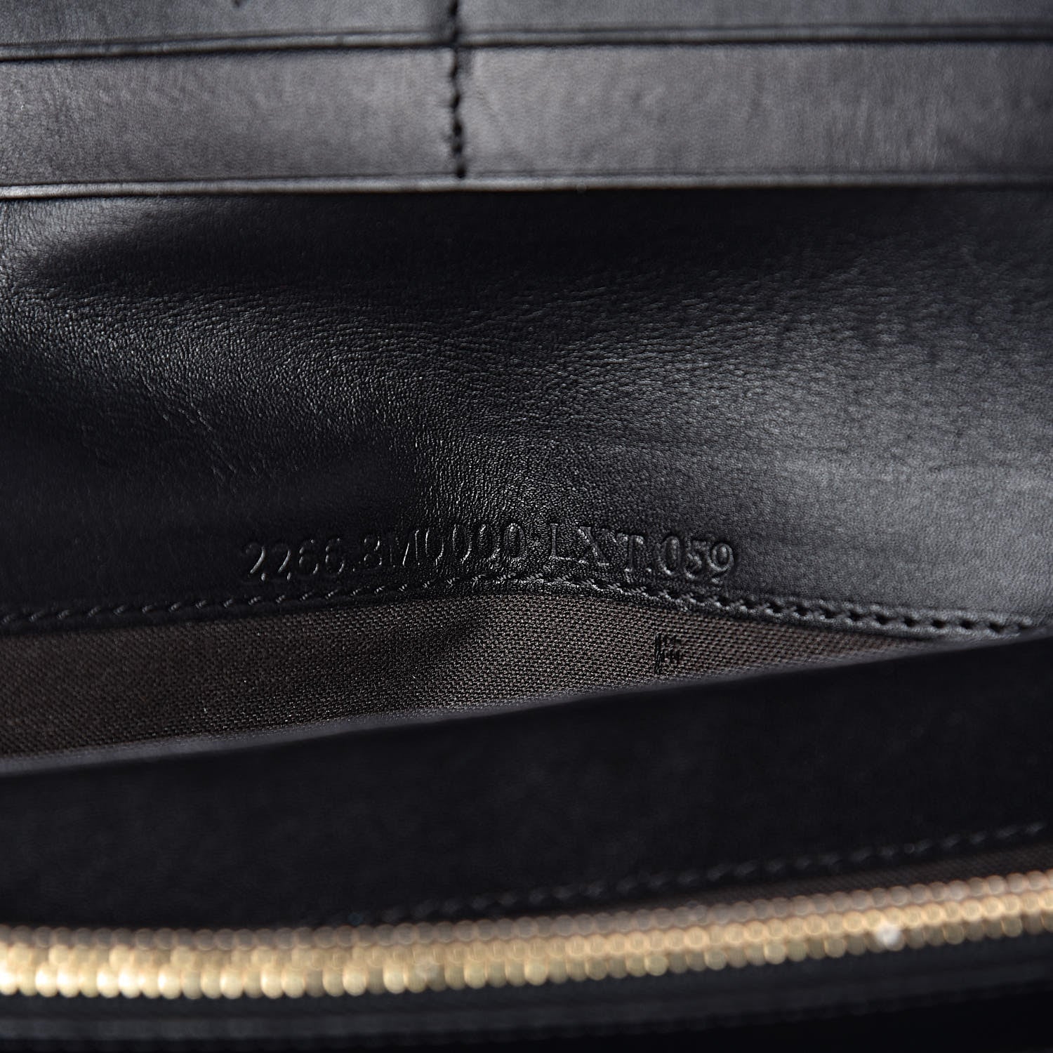 Fendi Zucchino Cuoio Continental Wallet Black Moro 6 of 10