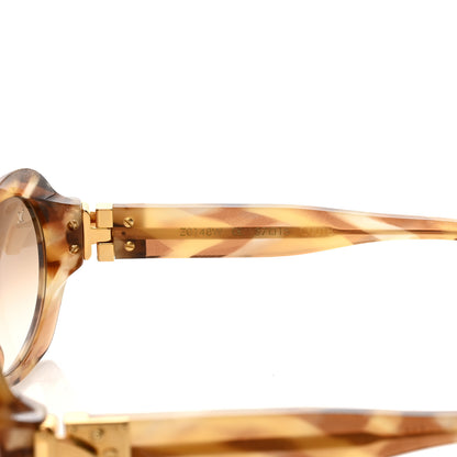 Louis Vuitton Soupcon Rond Sunglasses Z0148W Gold Tortoise 5 of 9