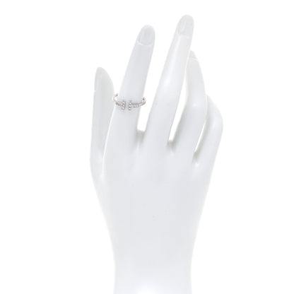 Tiffany 18K White Gold Diamond T Wire Ring 54 6.75 2 of 5