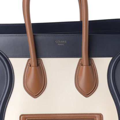 Celine Smooth Calfskin Mini Tri-Color Luggage Brown 9 of 9