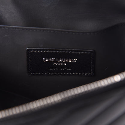 Saint Laurent Lambskin Matelasse Cosmetic Case Black 8 of 10