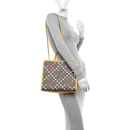Gucci GG Supreme Monogram Hearts Childrens Tote Beige Ebony Multicolor Freesia 2 of 11
