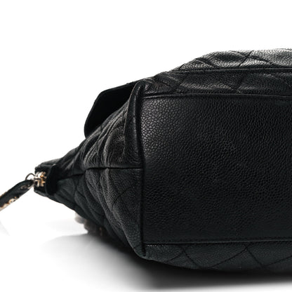 Chanel Caviar Quilted Flap Shoulder Bag Black 6 of 9