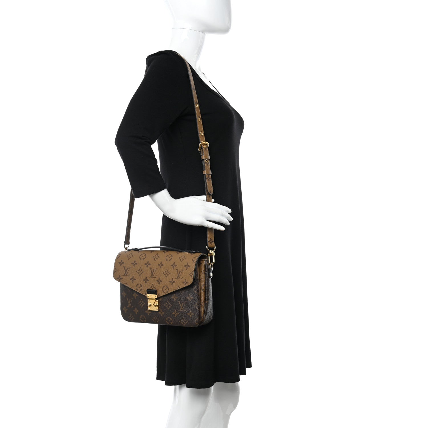 Louis Vuitton Reverse Monogram Pochette Metis 3 of 9