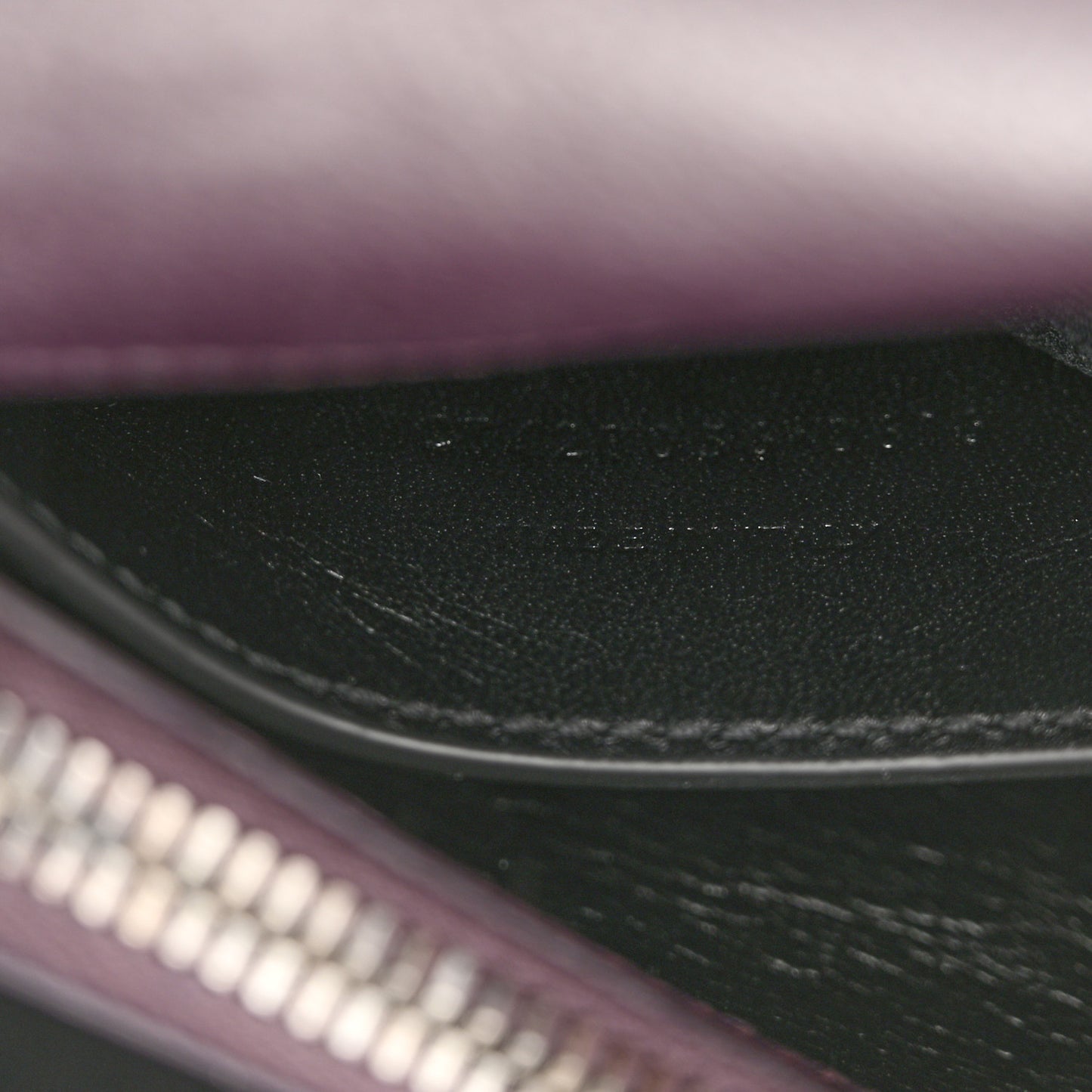 Sheepskin Matelasse Chevron Monogram Medium College Bag Amaranto