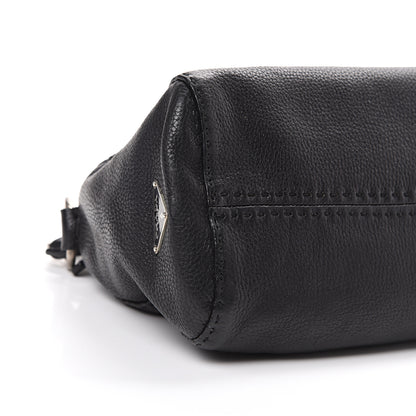 Prada Vitello Daino Shoulder Bag Black 8 of 12