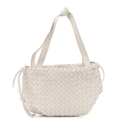 Bottega Veneta Nappa Intrecciato Small Bulb White 1 of 10