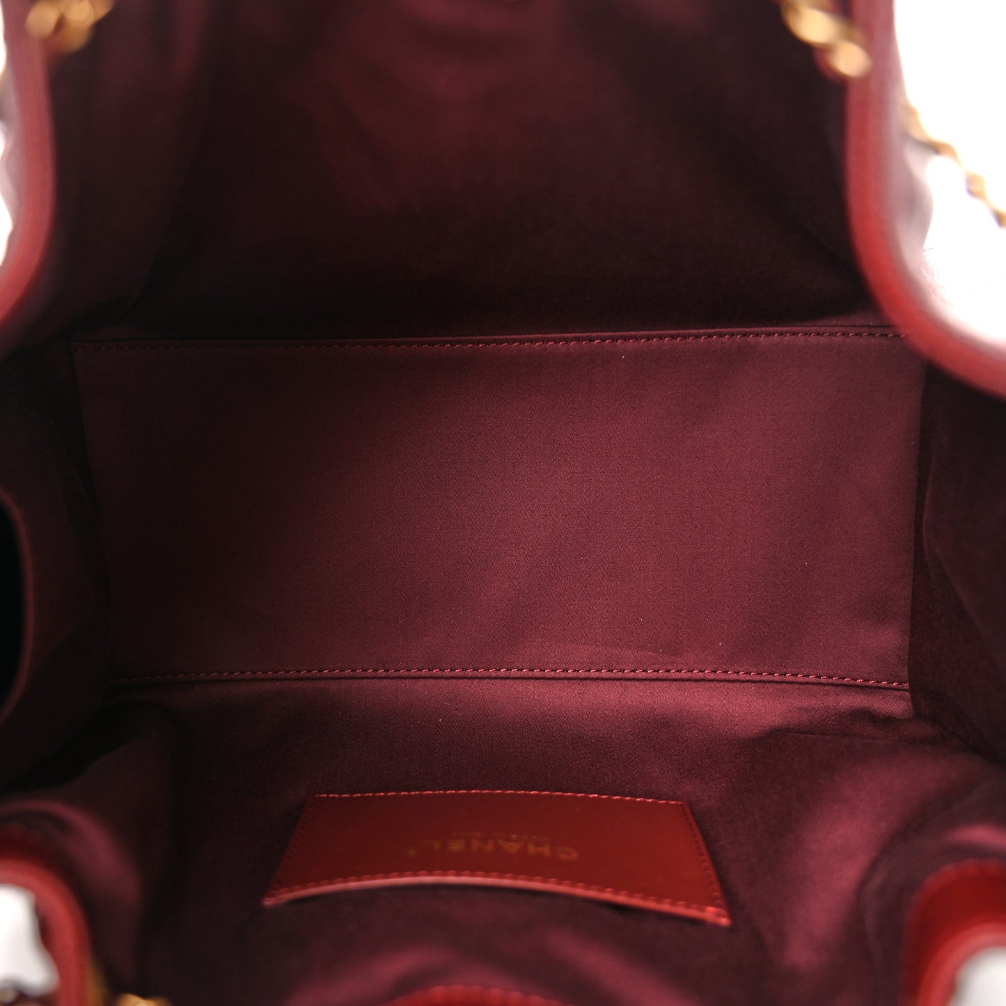 Caviar Quilted Small Chanel 25 Handbag Burgundy